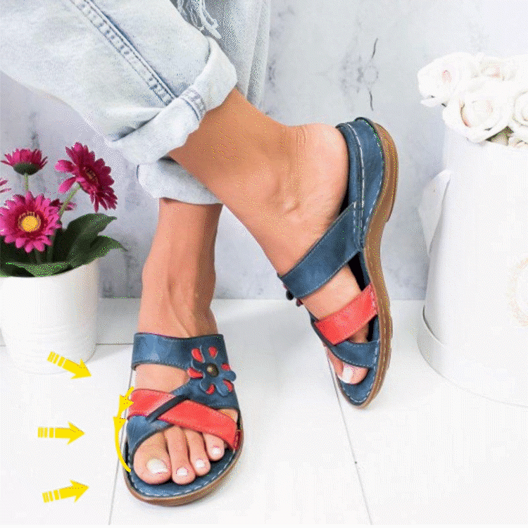 Sano - Summer Floral Comfortable Sandals