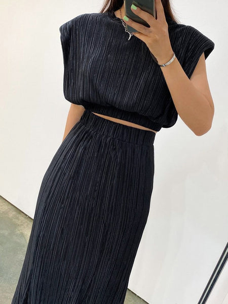 Tarn - Elegant Maxi Skirt Set Outfit