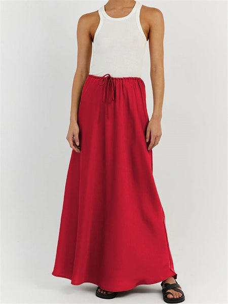 Liwe - High Waist Elegant Long Skirt