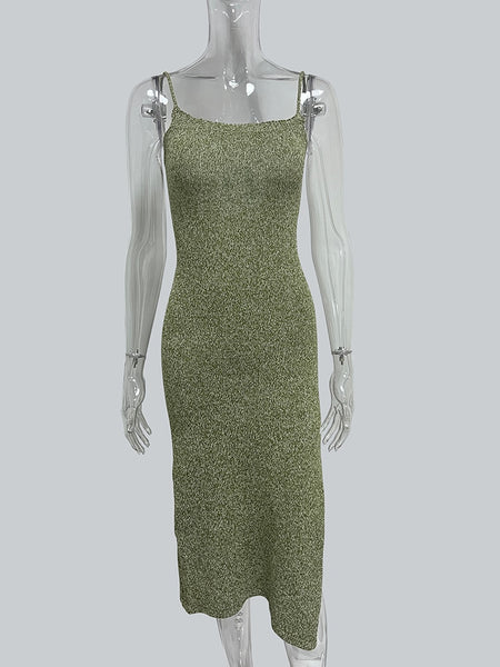 Dimo - Knit Backless Sexy Party Dress for Summer