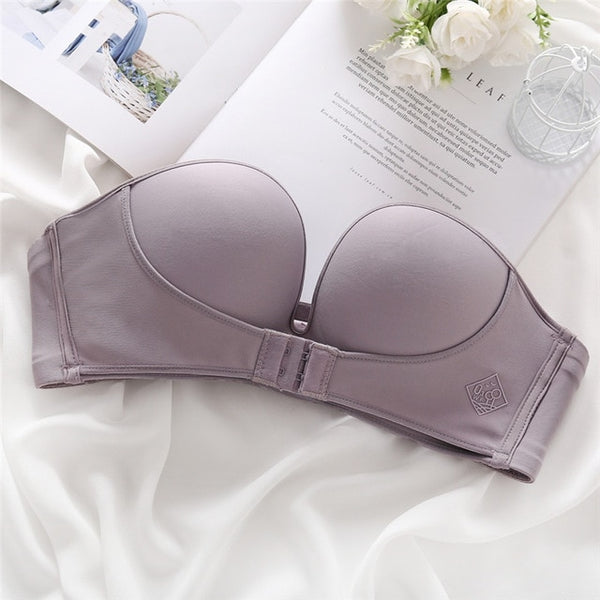 Bra Front Closure and Strapless 