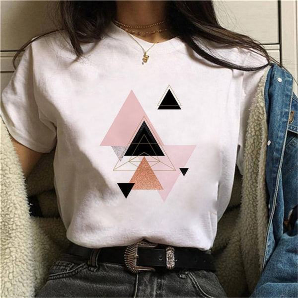 Teeg - Geometry Printed T-Shirt